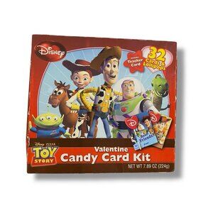 Disney Pixar Toy Story Valentine Candy Card Kit Sealed Box 32 Cards Vintage